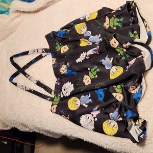 Hot Topic Hunter x Hunter Suspender Skirt like new size 2X